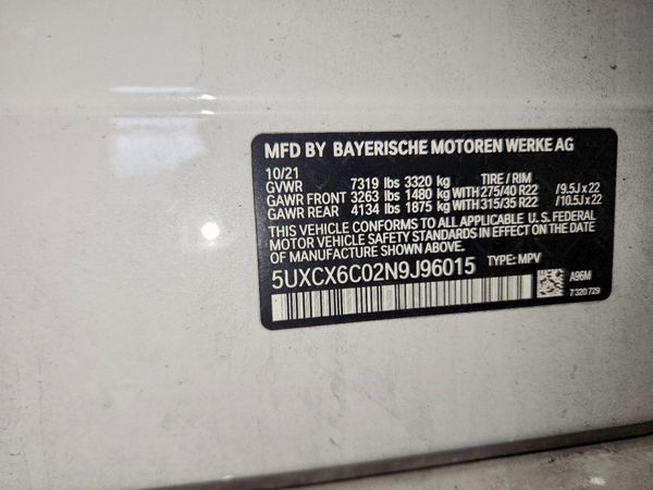2022 BMW X7 M50i