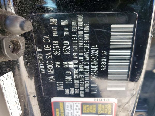 2022 KIA RIO LX, S