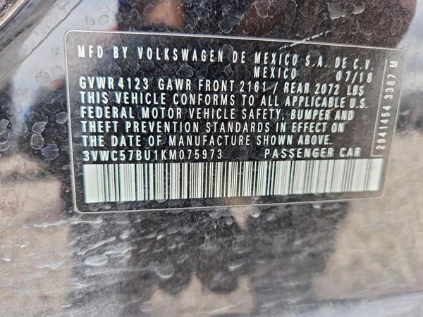2019 VOLKSWAGEN JETTA S, SE, R-Line