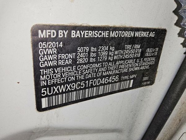 2015 BMW X3 xDrive28i