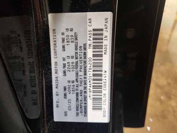 2025 MAZDA 3 Select Sport Package