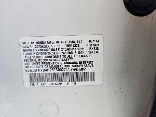 2015 ACURA MDX SH-AWD