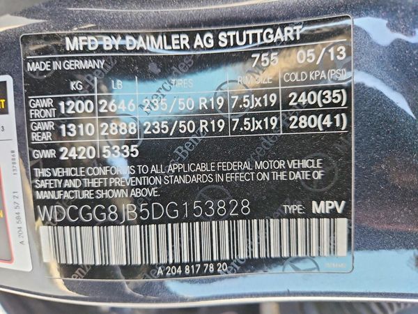 2013 MERCEDES-BENZ GLK GLK350 4-MATIC