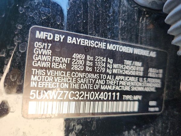 2017 BMW X3 sDrive28i
