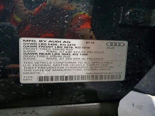 2018 AUDI Q5 quattro Premium Plus