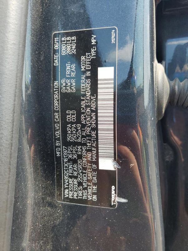 2012 VOLVO XC90