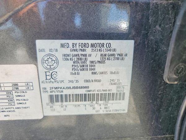 2018 FORD EDGE SEL