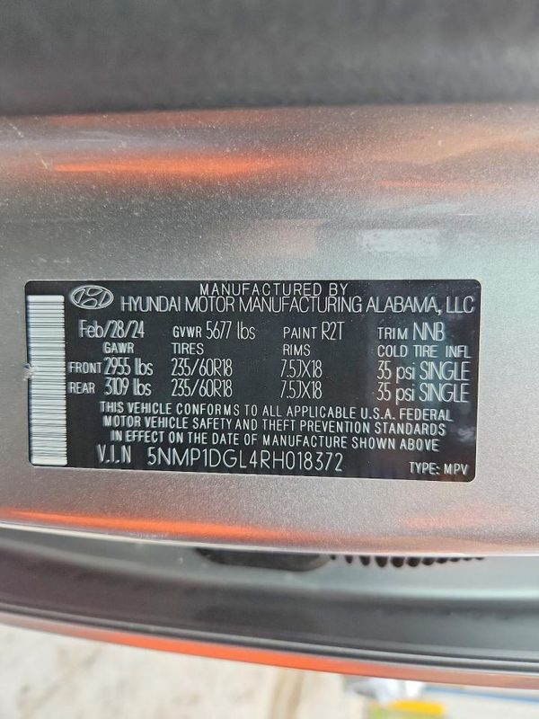 2024 HYUNDAI SANTA FE SE