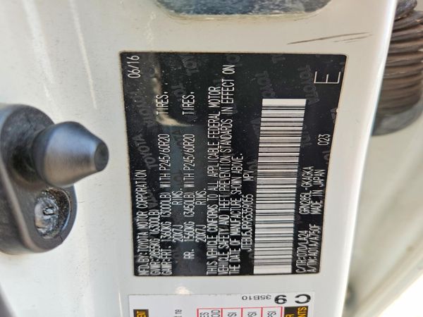 2016 TOYOTA 4RUNNER Base Grade