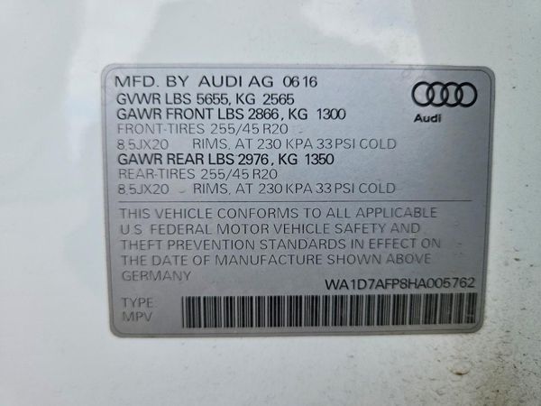 2017 AUDI Q5