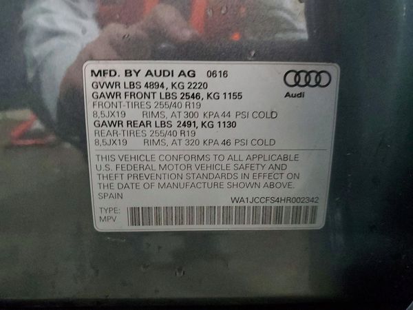 2017 AUDI Q3