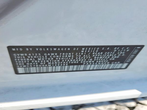 2019 VOLKSWAGEN JETTA S, SE, R-Line