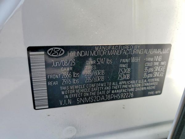 2023 HYUNDAI SANTA FE SEL