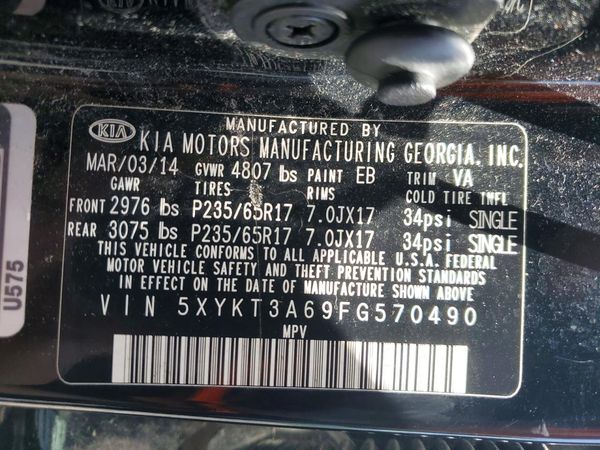2015 KIA SORENTO GL