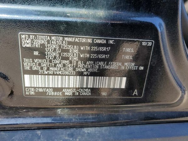 2021 TOYOTA RAV4