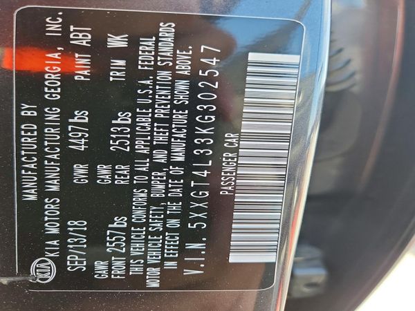2019 KIA OPTIMA