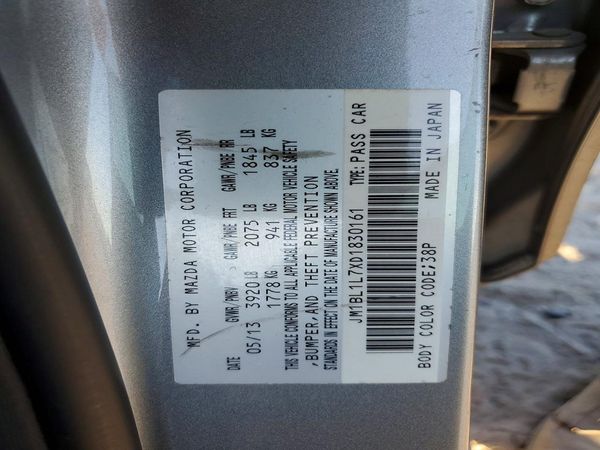2013 MAZDA 3 Touring/GS