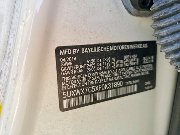 2015 BMW X3 xDrive35i