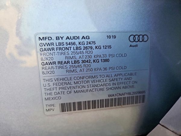 2020 AUDI Q5 quattro Prestige