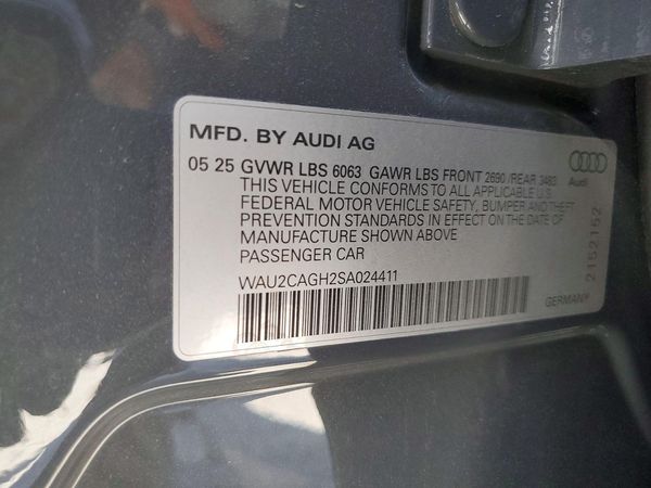 2025 AUDI A6 E-TRON e-tron 55 Premium Plus