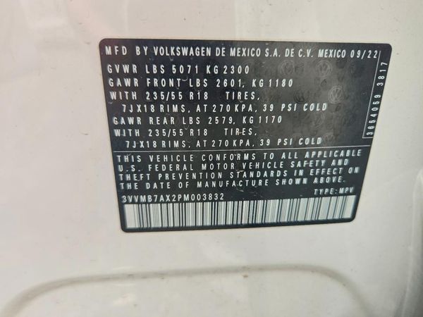2023 VOLKSWAGEN TIGUAN 4Motion SE