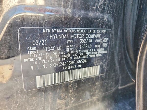 2021 HYUNDAI ACCENT SE & SEL