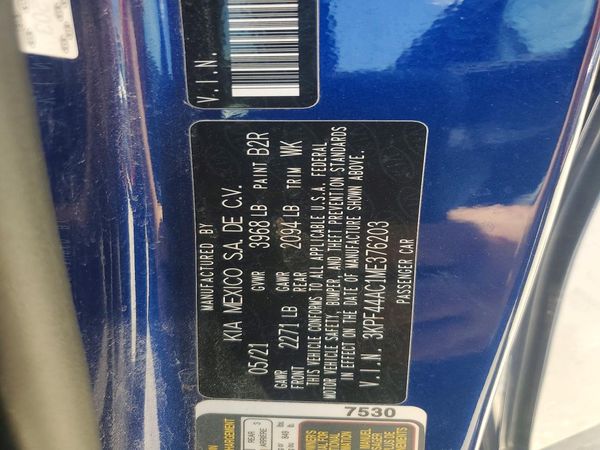 2021 KIA FORTE GT
