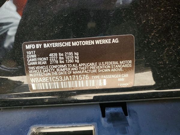 2018 BMW 330E