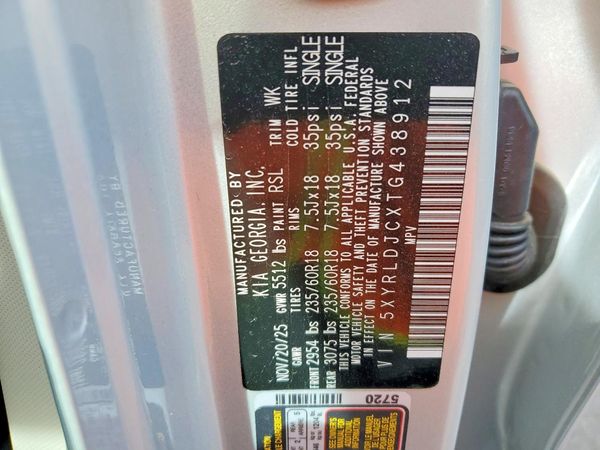 2026 KIA SORENTO S