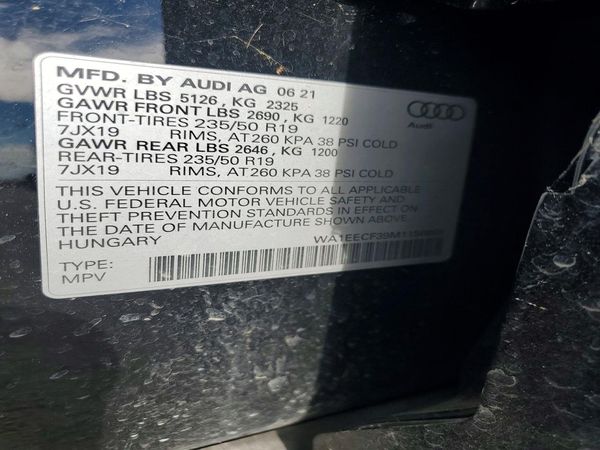2021 AUDI Q3