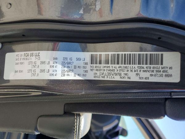2015 JEEP CHEROKEE LATITUDE FWD