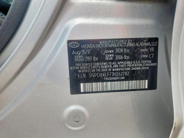 2018 HYUNDAI ELANTRA