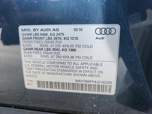 2018 AUDI Q5