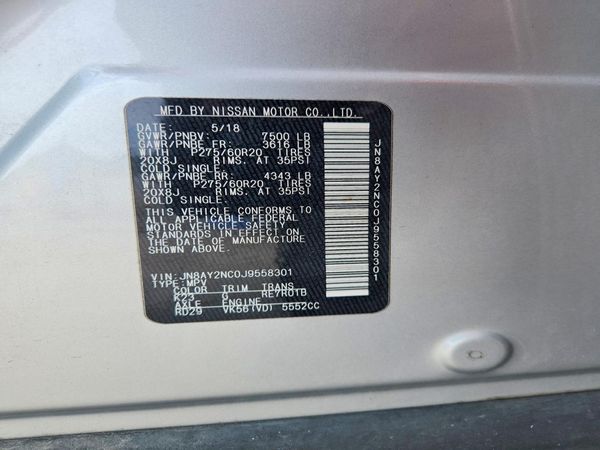 2018 NISSAN ARMADA