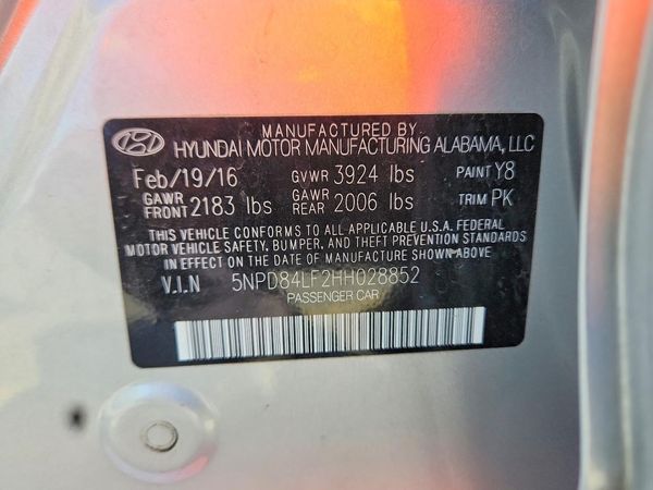 2017 HYUNDAI ELANTRA