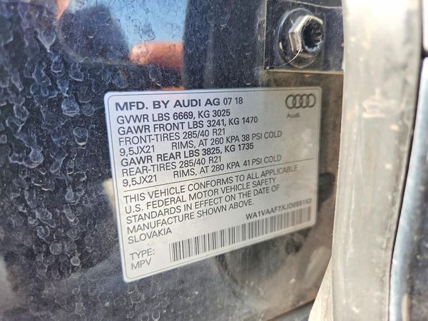 2018 AUDI Q7 quattro Prestige