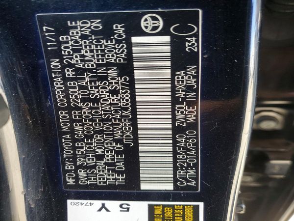2018 TOYOTA PRIUS