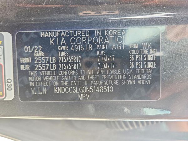 2022 KIA NIRO EV