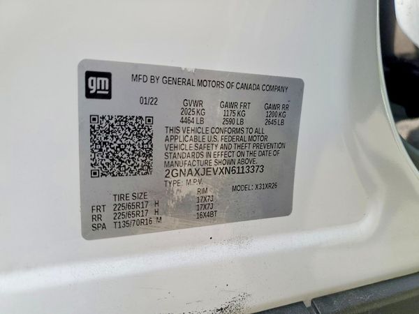 2022 CHEVROLET EQUINOX