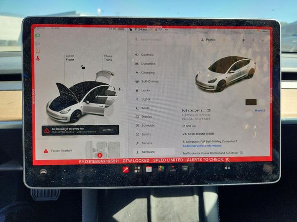 2022 TESLA MODEL 3 — ODOM