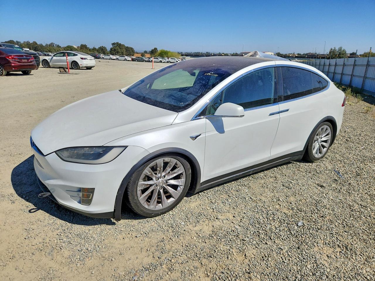 2017 TESLA MODEL X — Front 3/4
