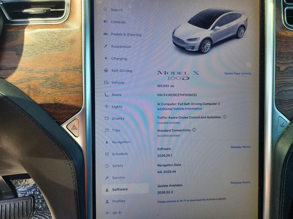 2017 TESLA MODEL X — ODOM