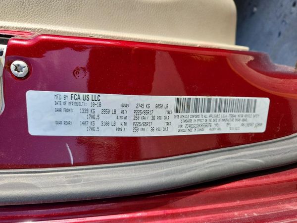 2019 DODGE GRAND CARAVAN SXT