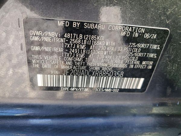 2024 SUBARU CROSSTREK Premium