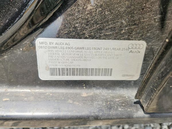 2013 AUDI A4 quattro Premium Plus — VINS