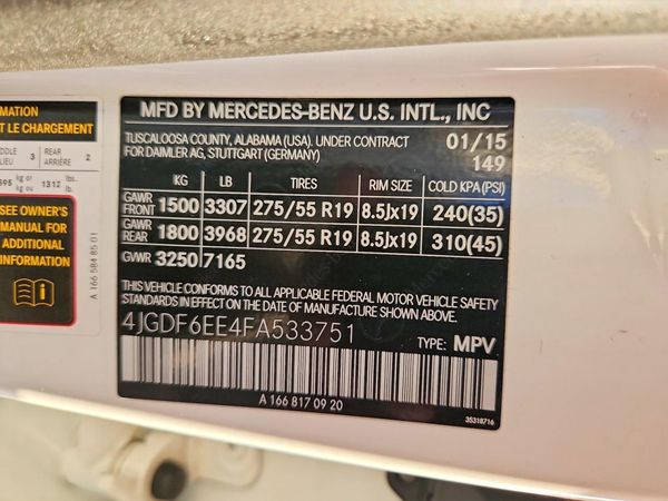 2015 MERCEDES-BENZ GL GL450
