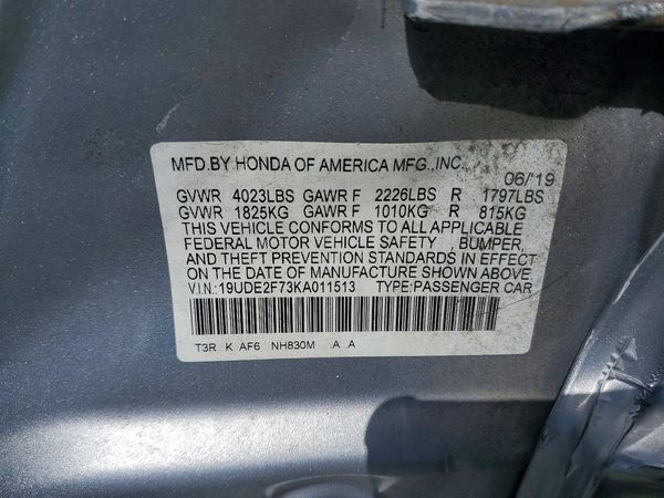 2019 ACURA ILX