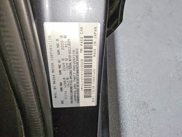 2015 MAZDA 6 Touring/GS