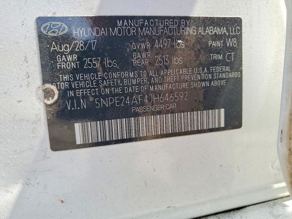 2018 HYUNDAI SONATA