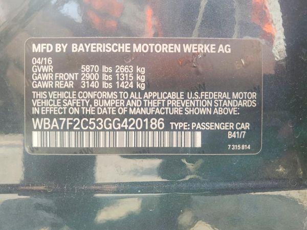 2016 BMW 750 xDrive